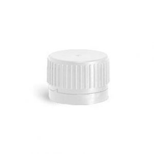 Tamper Evident White Screw Cap with Polycone Sealer